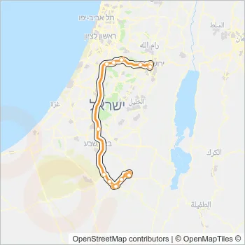 458 Bus Line Map