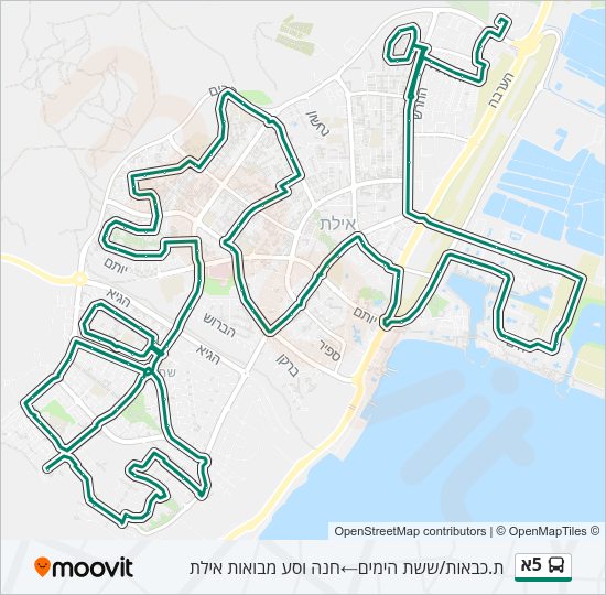 5א Bus Line Map