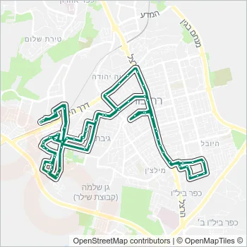 15 Bus Line Map
