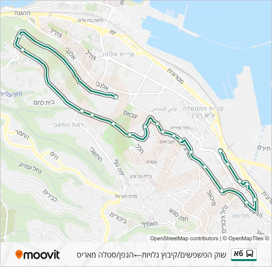 6A Bus Line Map