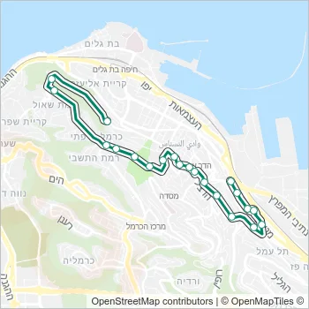 6א Bus Line Map