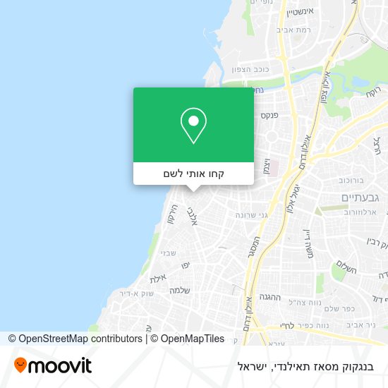 מפת בנגקוק מסאז תאילנדי