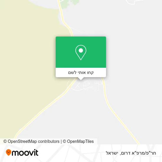 מפת חר"פ/מרפ"א דרום