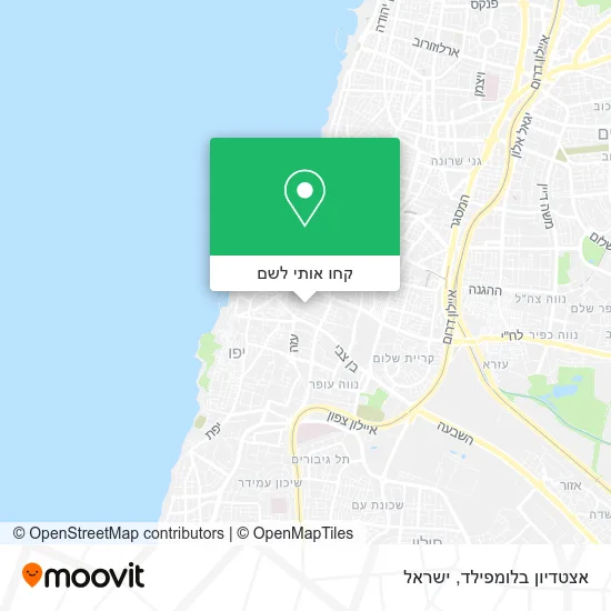 מפת אצטדיון בלומפילד