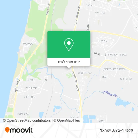 מפת קלפי 872-1