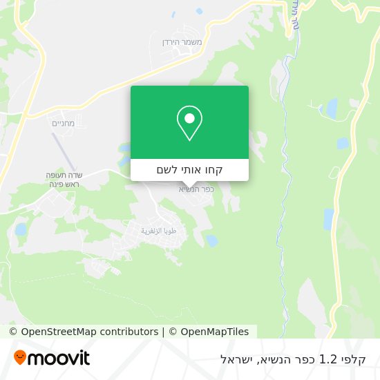 מפת קלפי 1.2 כפר הנשיא