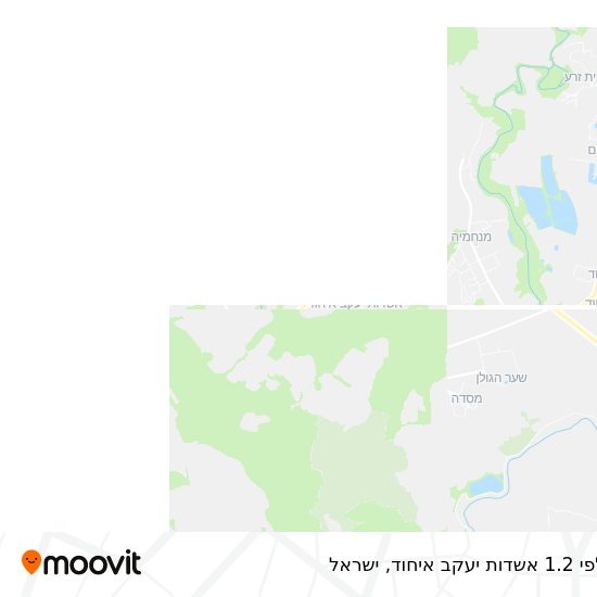 מפת קלפי 1.2 אשדות יעקב איחוד