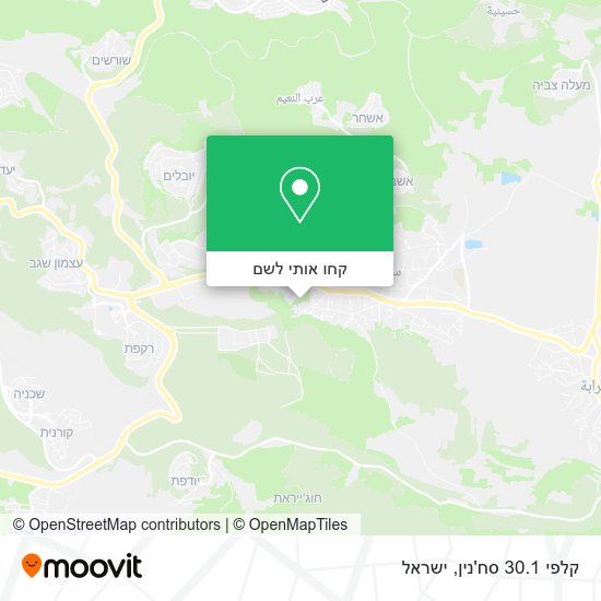 מפת קלפי 30.1 סח'נין