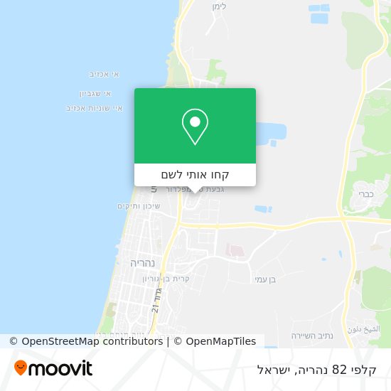 מפת קלפי 82 נהריה