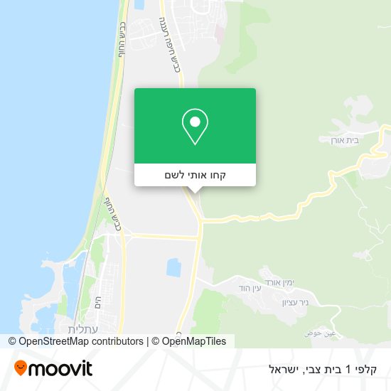 מפת קלפי 1 בית צבי