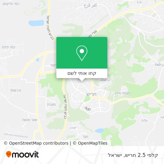 מפת קלפי 2.5 חריש