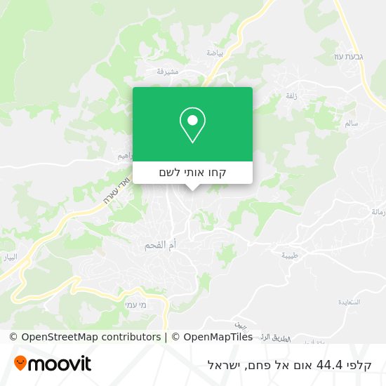 מפת קלפי 44.4 אום אל פחם