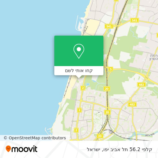 מפת קלפי 56.2 תל אביב יפו