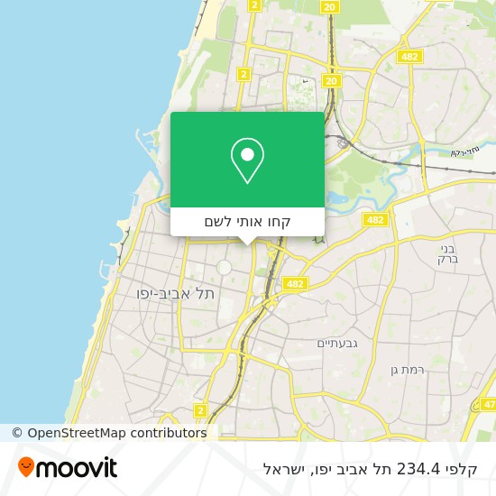 מפת קלפי 234.4 תל אביב יפו