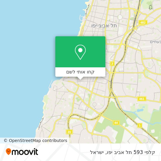 מפת קלפי 593 תל אביב יפו