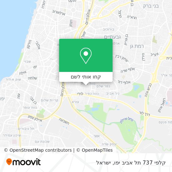 מפת קלפי 737 תל אביב יפו