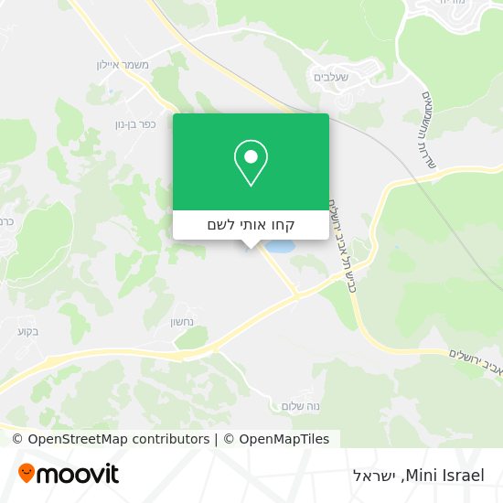 מפת Mini Israel