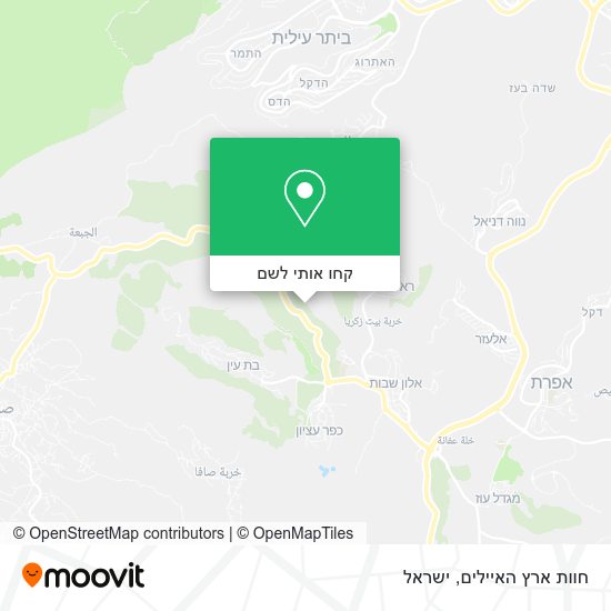 מפת חוות ארץ האיילים
