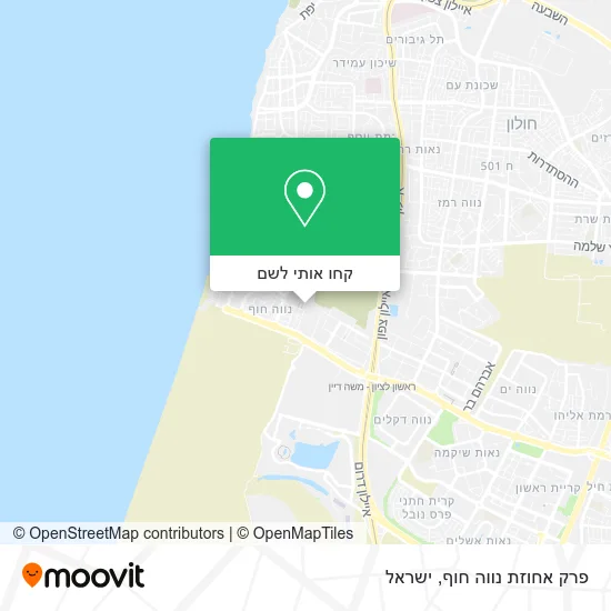 מפת פרק אחוזת נווה חוף