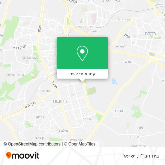 מפת בית חב""ד