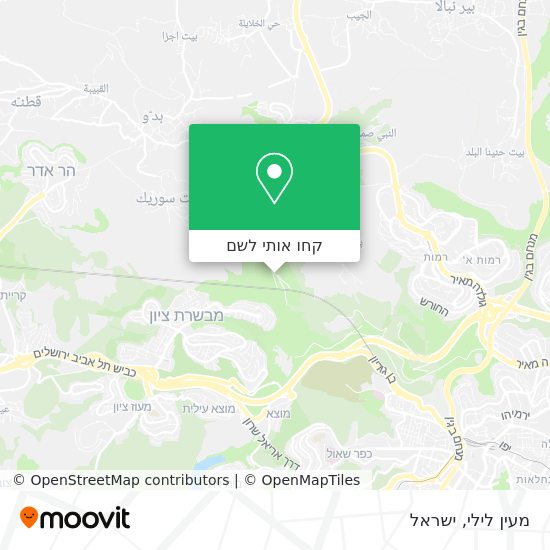 מפת מעין לילי
