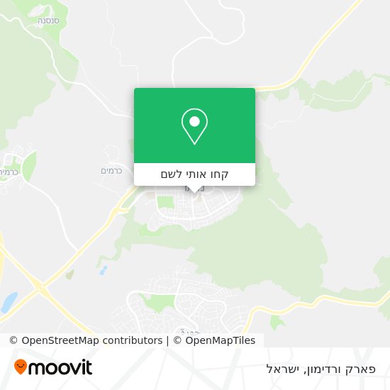 מפת פארק ורדימון