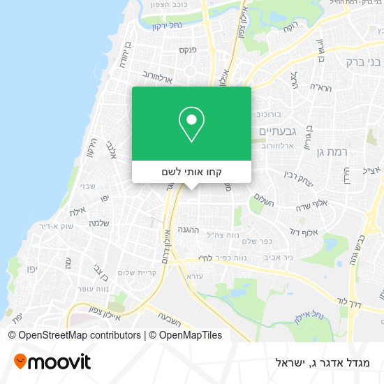 מפת מגדל אדגר ג