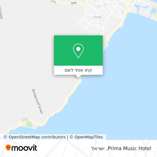 מפת Prima Music Hotel