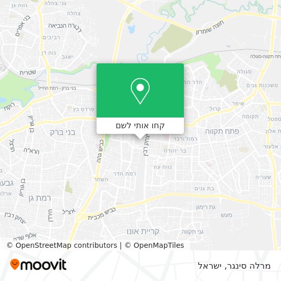 מפת מרלה סינגר