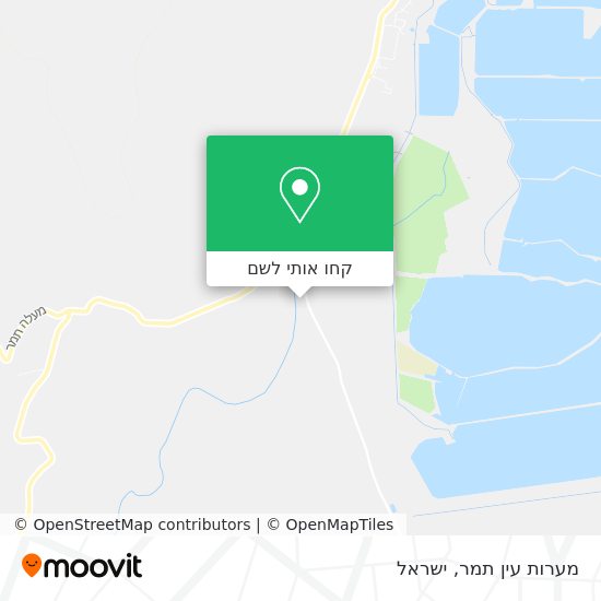 מפת מערות עין תמר