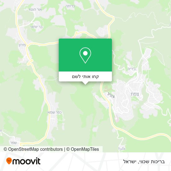 מפת בריכות שכווי