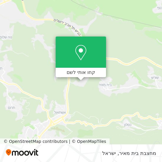 מפת מחצבת בית מאיר