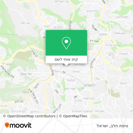 מפת טיפת חלב