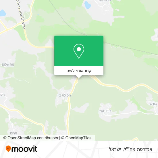 מפת אנדרטת מח""ל