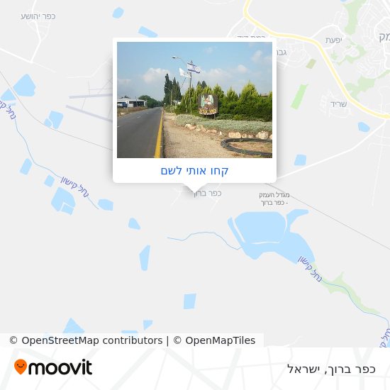 מפת כפר ברוך