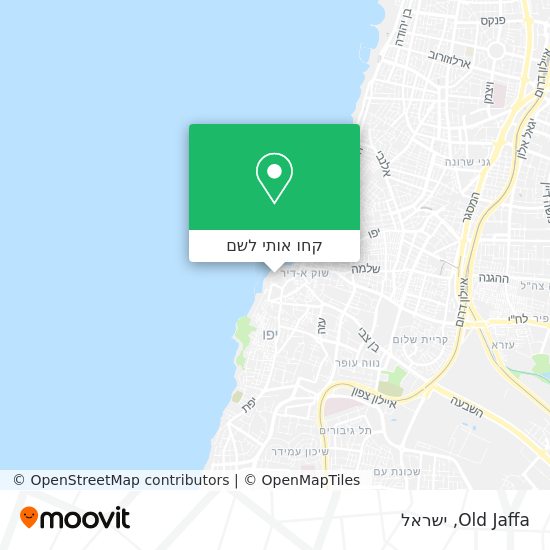 מפת Old Jaffa