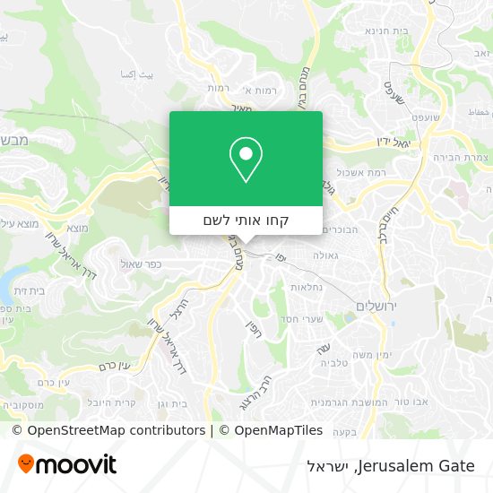 מפת Jerusalem Gate