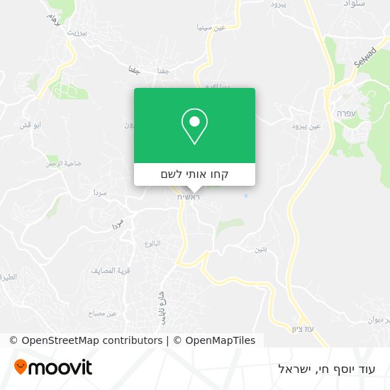 מפת עוד יוסף חי