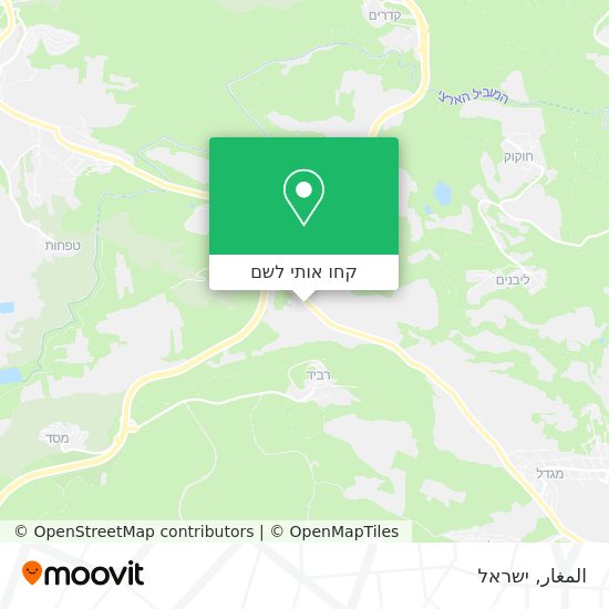 מפת المغار