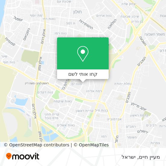 מפת מעיין חיים