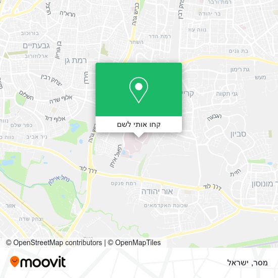 מפת מסר