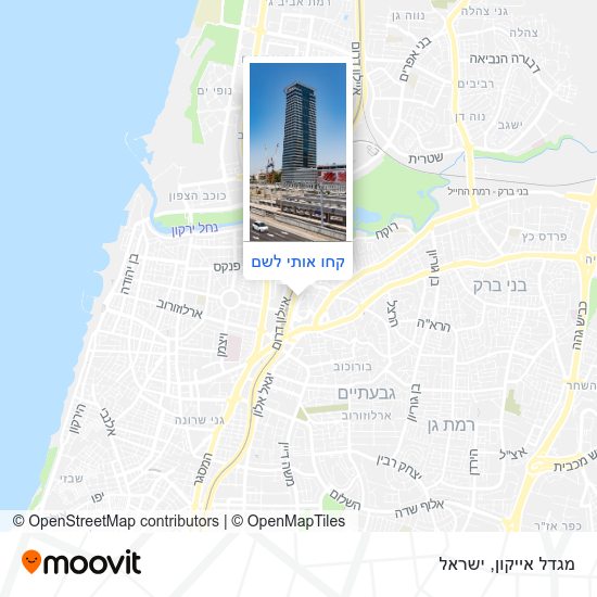 מפת מגדל אייקון