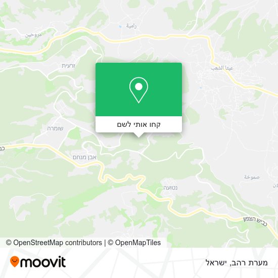 מפת מערת רהב