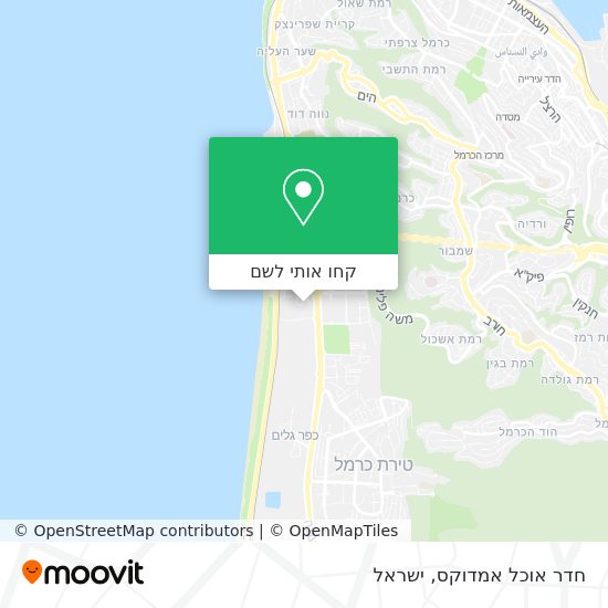 מפת חדר אוכל אמדוקס