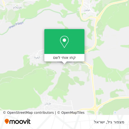 מפת מצפור גיל