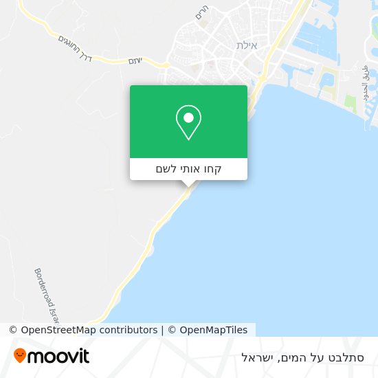 מפת סתלבט על המים