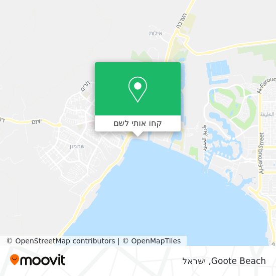 מפת Goote Beach