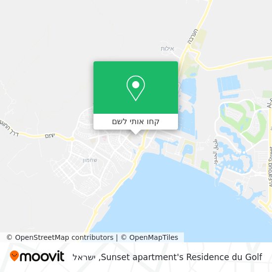 מפת Sunset apartment's Residence du Golf