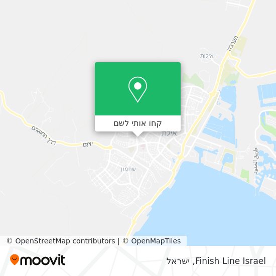 מפת Finish Line Israel