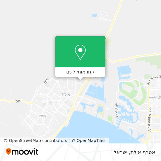 מפת אטרף אילת